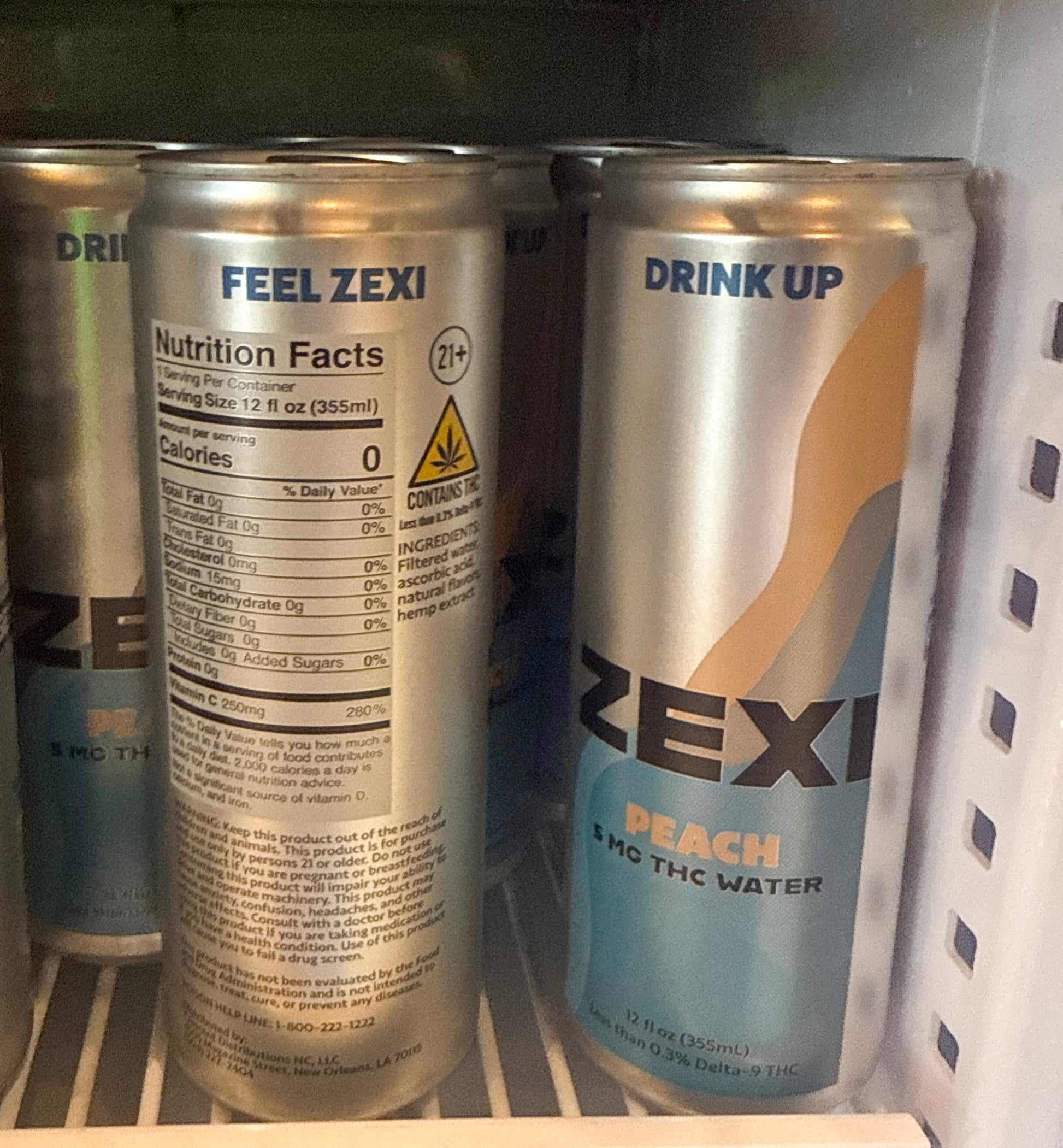 ZEXI THC Water 5mg (Peach)