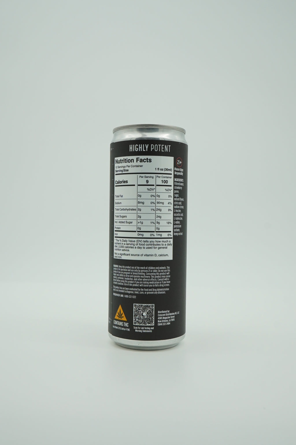 Crescent 9 Seltzer 50mg (Strawberry Lemonade)