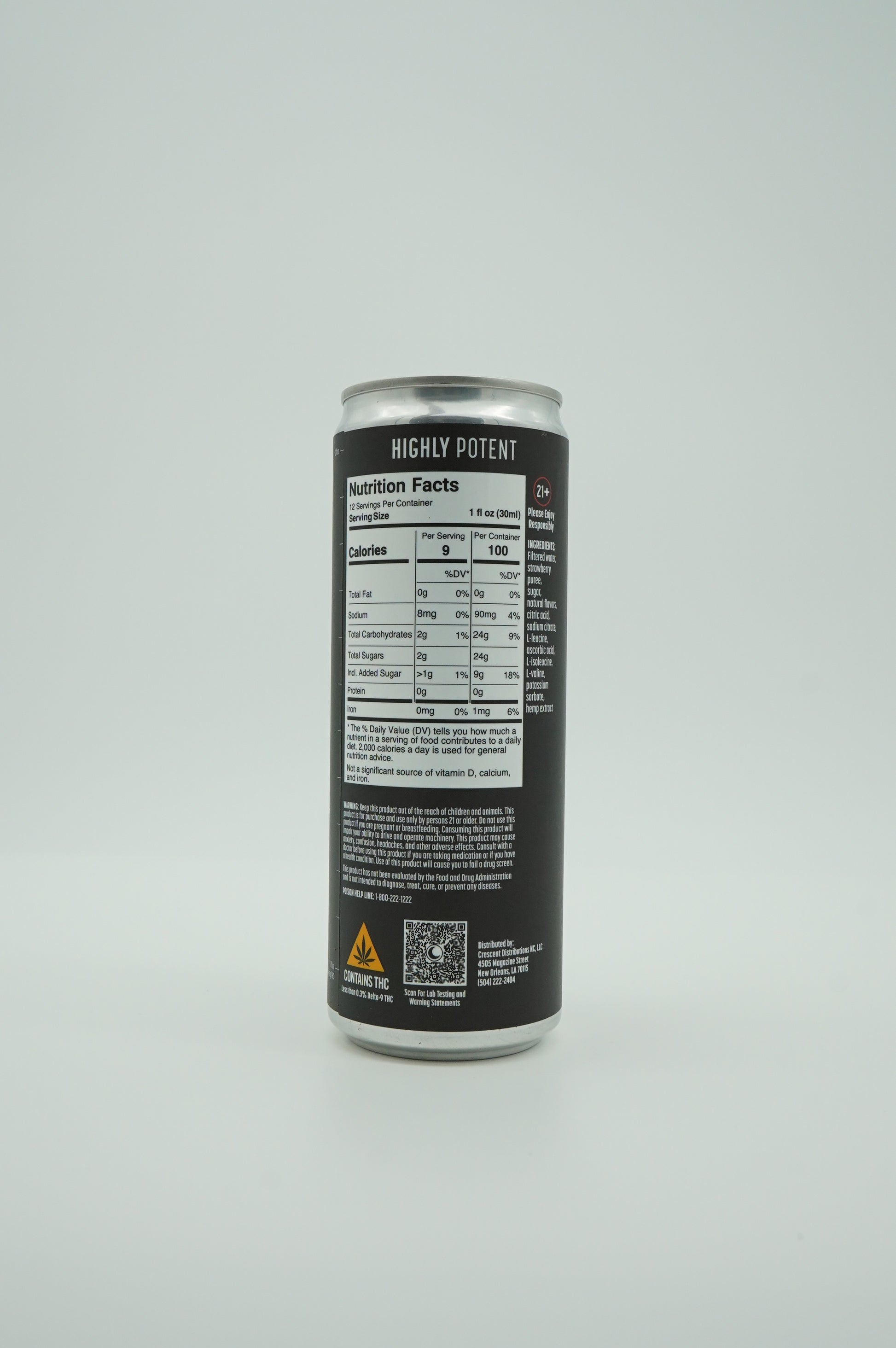 Crescent 9 Seltzer 50mg (Strawberry Lemonade)