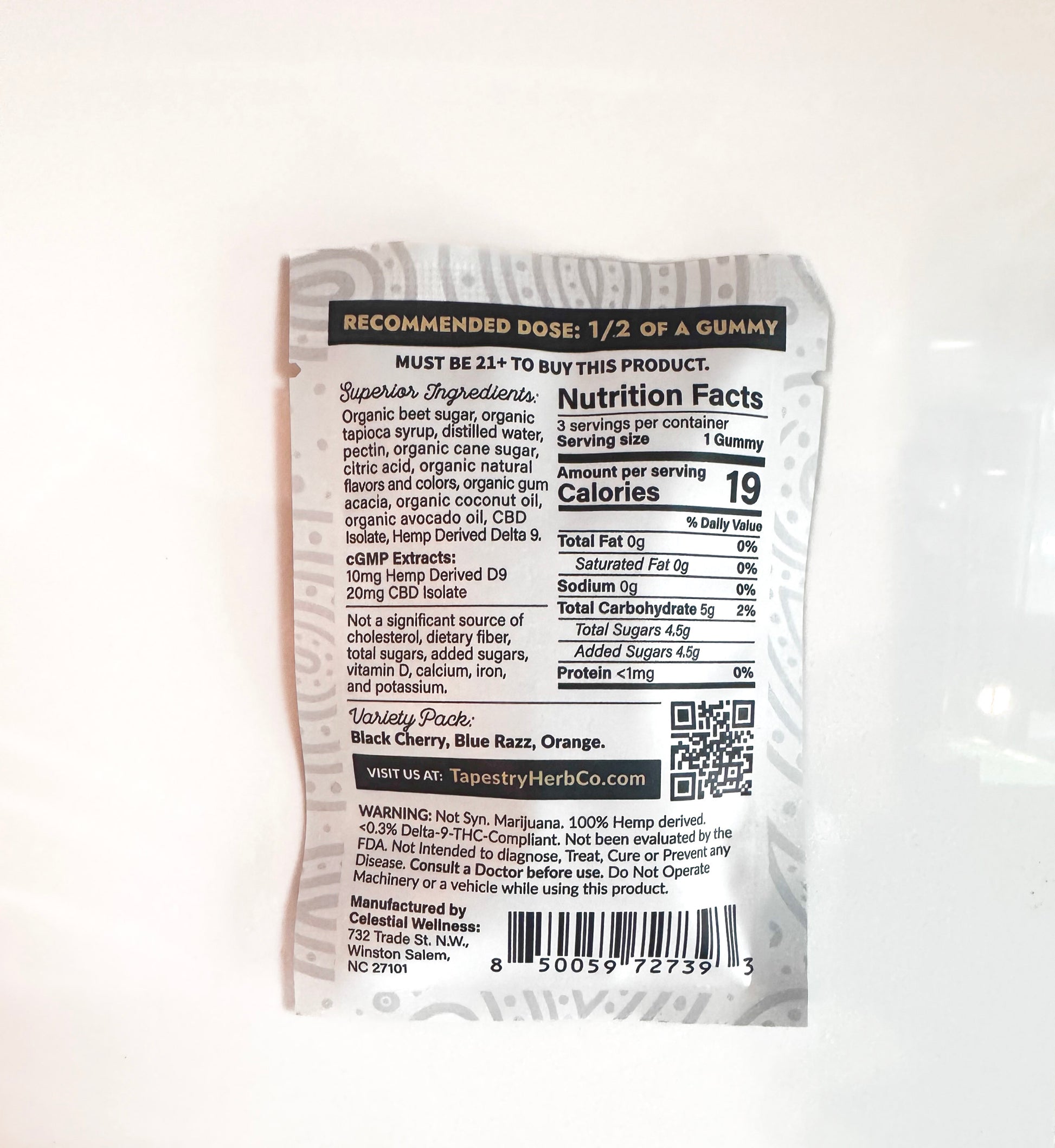 Tapestry Anytime Gummies 15ct