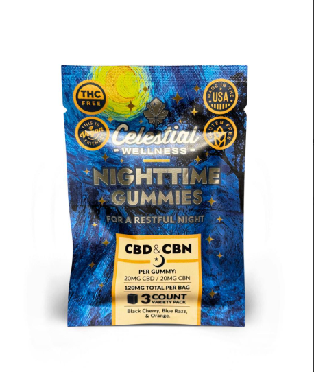 Celestial Wellness NightTime Gummies 3cnt