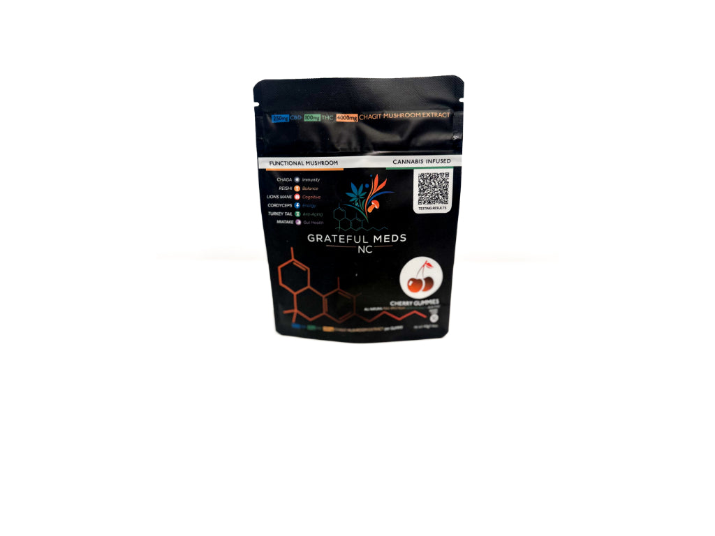 GratefulMeds (Cherry) Six Mushroom Blend 10cnt