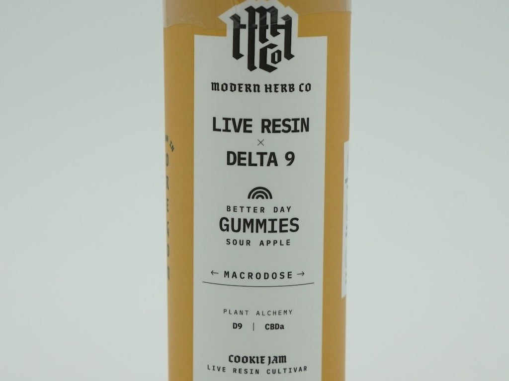 Modern Herb Co Live Resin Gummies Large (Sour Apple)