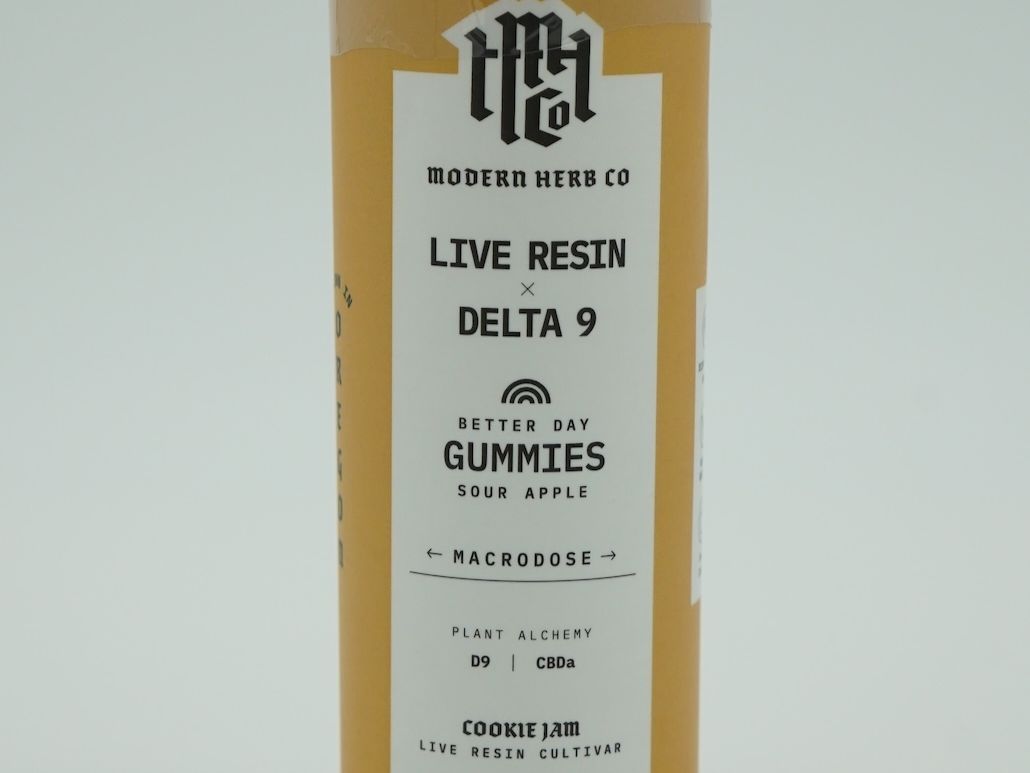 Modern Herb Co Live Resin Gummies Large (Sour Apple)