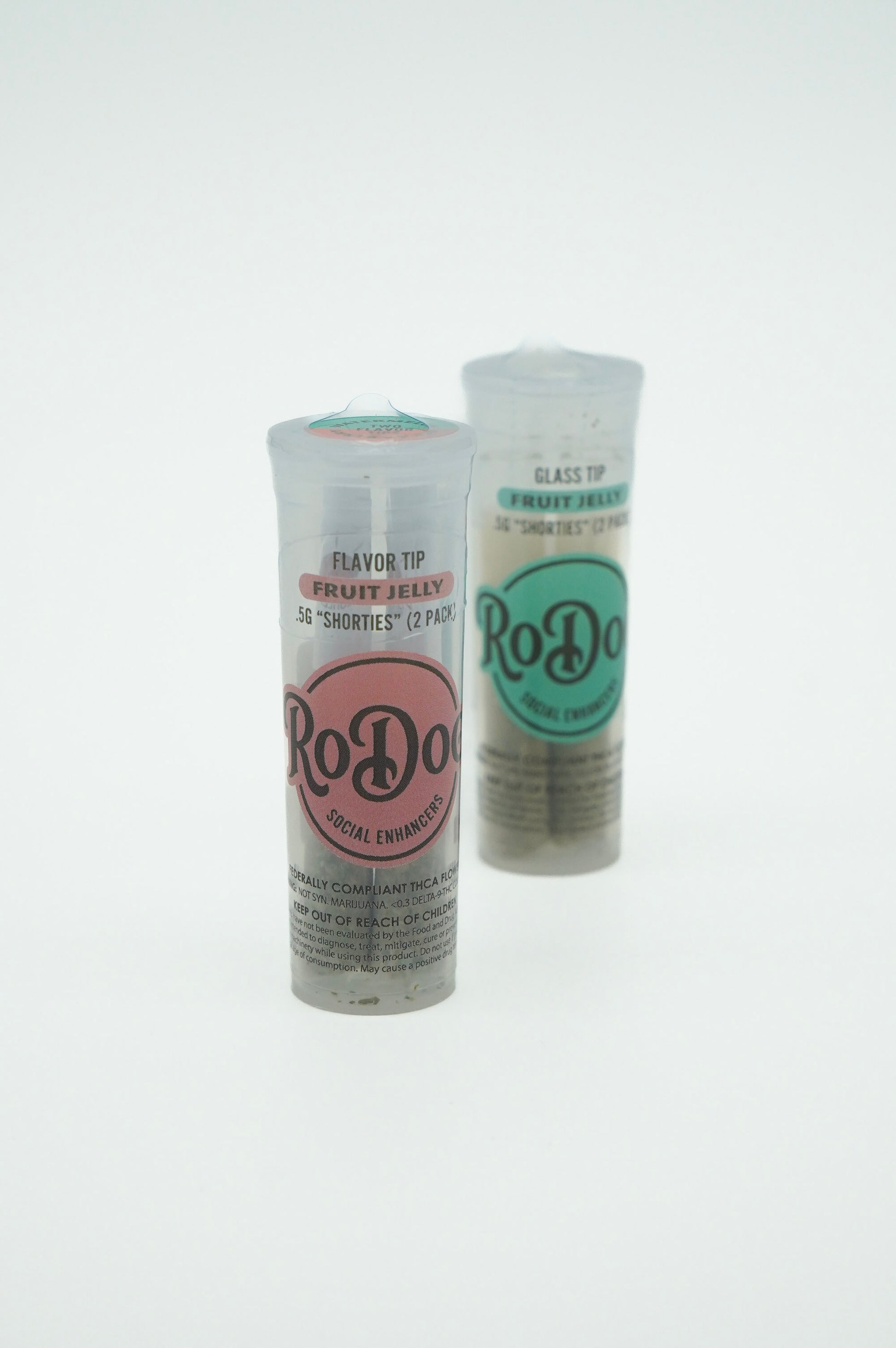 Rodog Shorties 2pk (Fruit Jelly) Glass Tip
