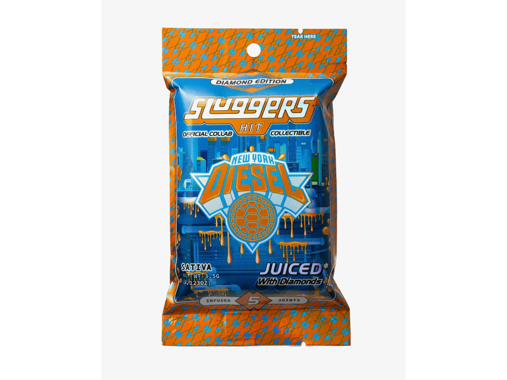 Sluggers Juiced 5pk (NYC Diesel) Sativa