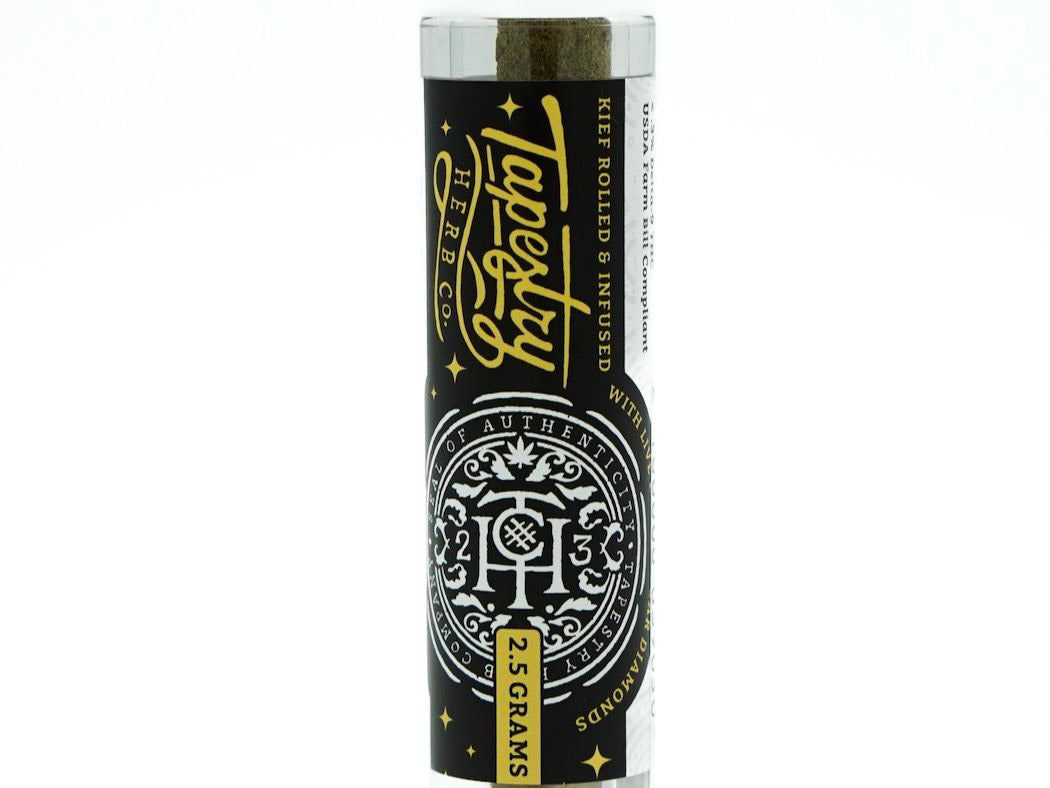 Tapestry  2.5gm Blunt (King Louis XII) Indica (Glass Tip)
